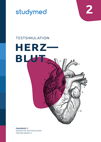 Buchcover studymed MedAT Testsimulation 2: Herzblut