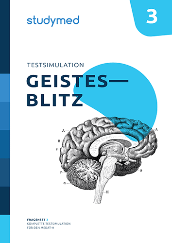 Buchcover studymed MedAT Testsimulation 3: Geistesblitz