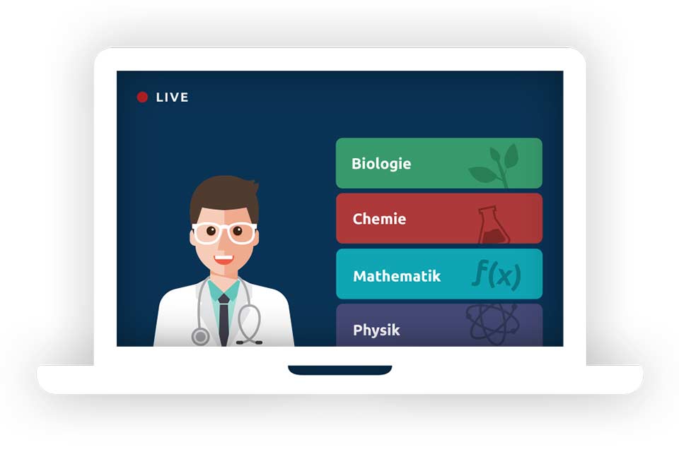 Live Webinar in der BMS Academy mit den Themen Biologie, Chemie, Mathematik und Physik