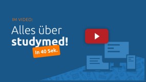 Im Video: studymed in 40 Sekunden erklärt.