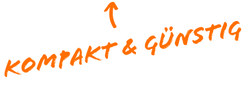 Kompakt und günstig!